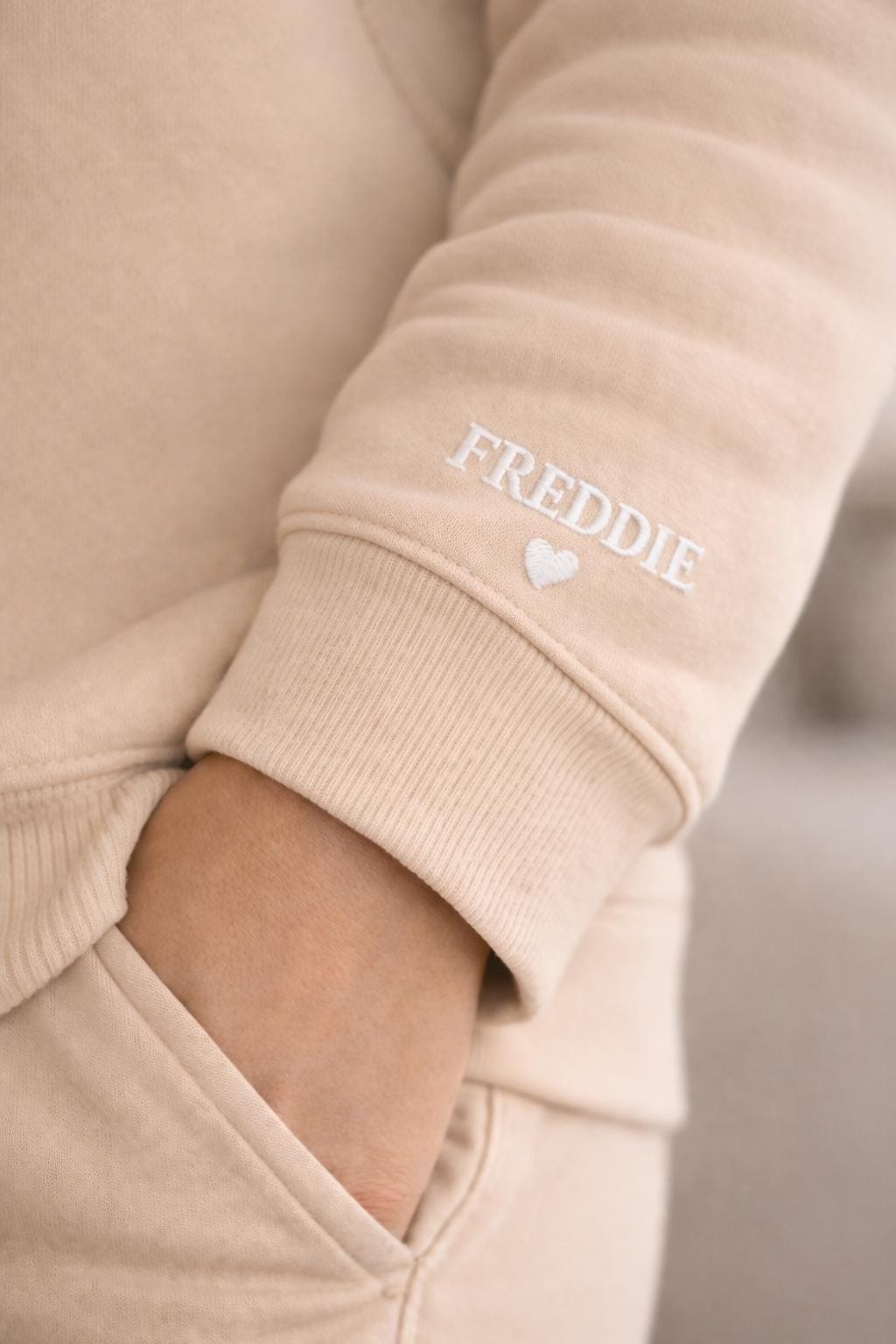 custom Embroidered Daddy Father Dad Sweatshirt hoodie , Father's Day Gift, New Dad Gift, Custom Kids Names on Sleeve
