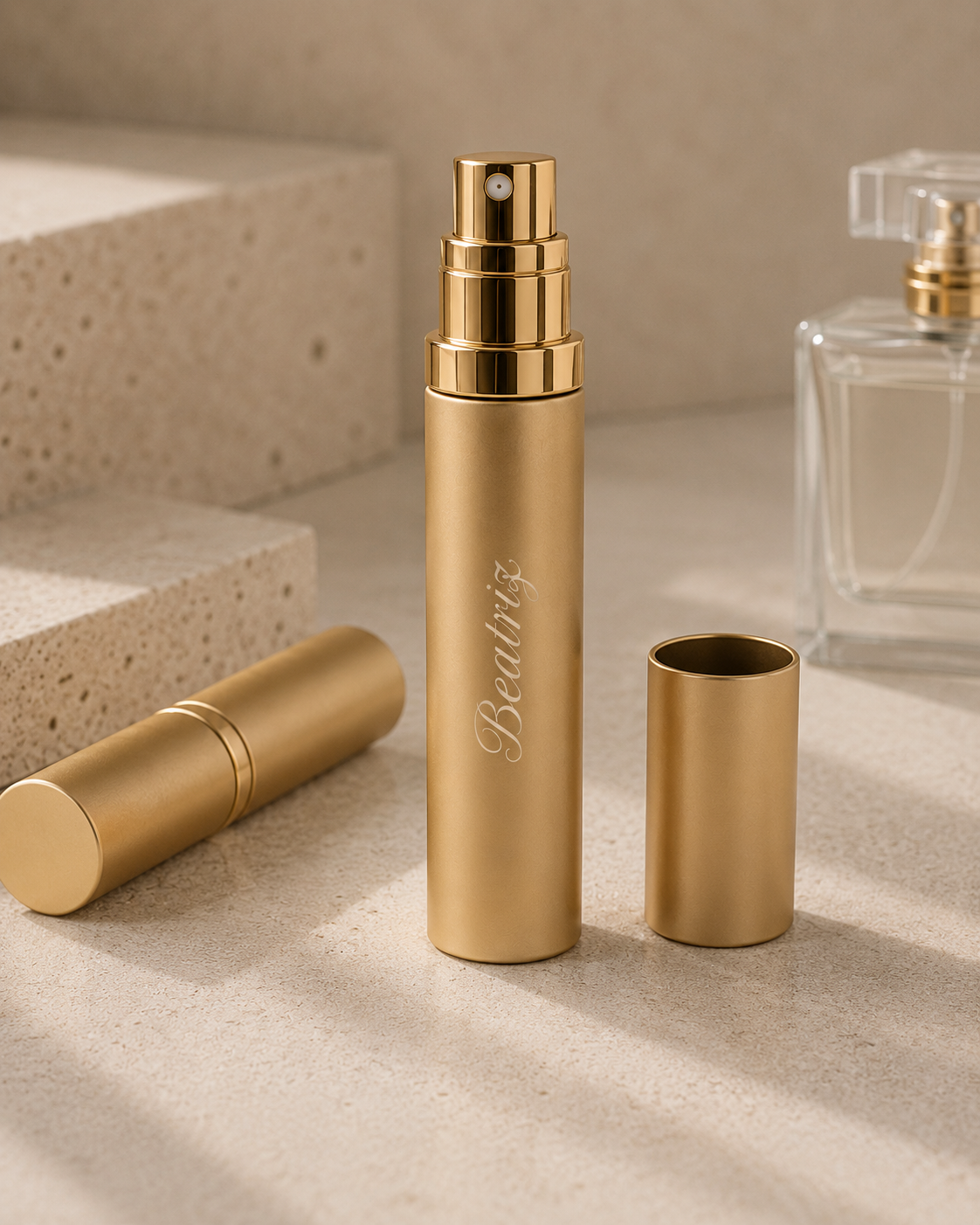 Personalised Refillable Perfume Atomiser engraved