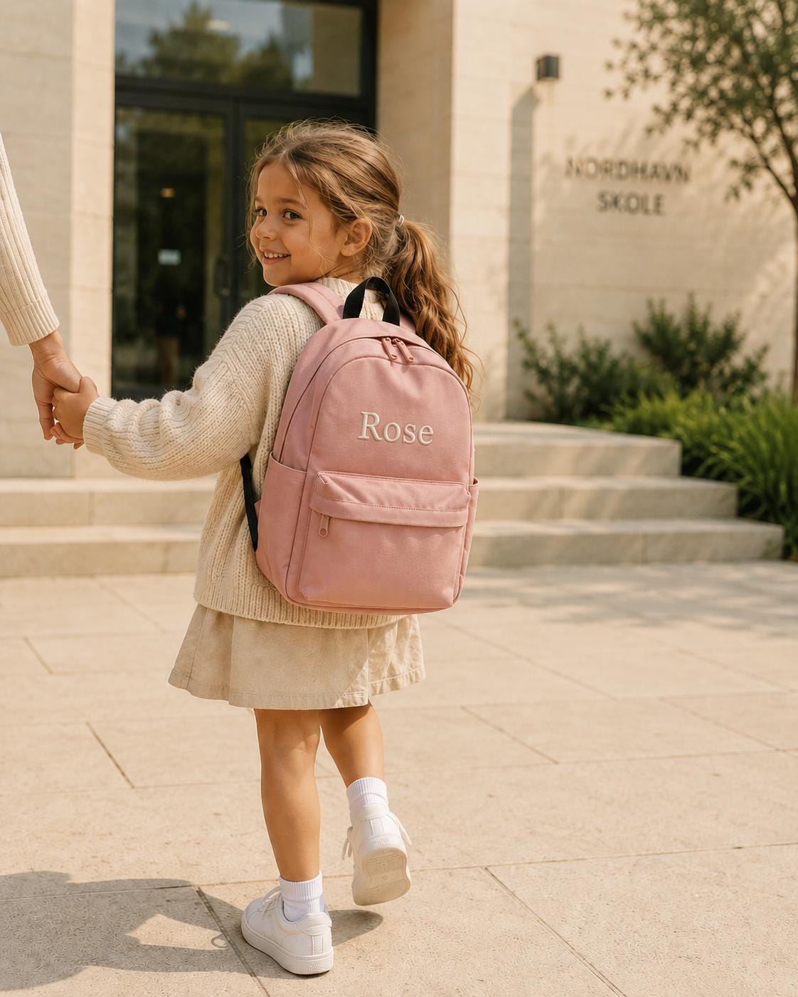 Custom Embroidered Name Backpack: Personalized School Bag for Kids