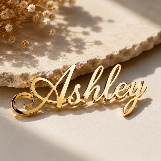 Personalized Acrylic Wedding Name Place Cards, Gold Mirror, Frosted, Black, White Names