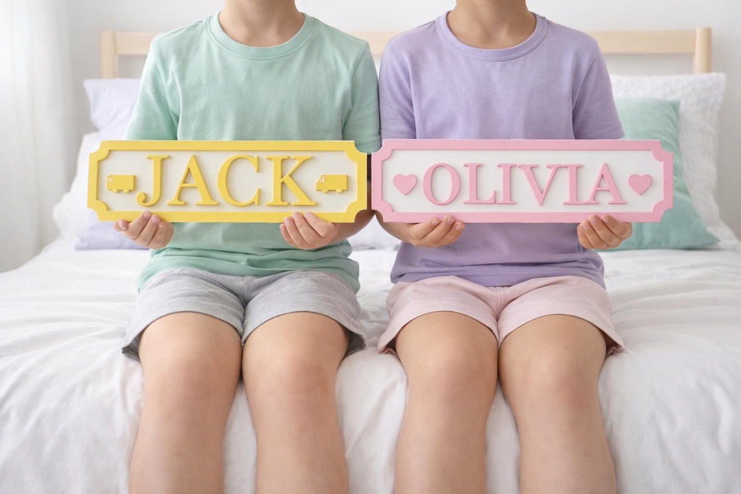 Personalized Wooden Name Sign, Nursery Decor, Custom Kids Room