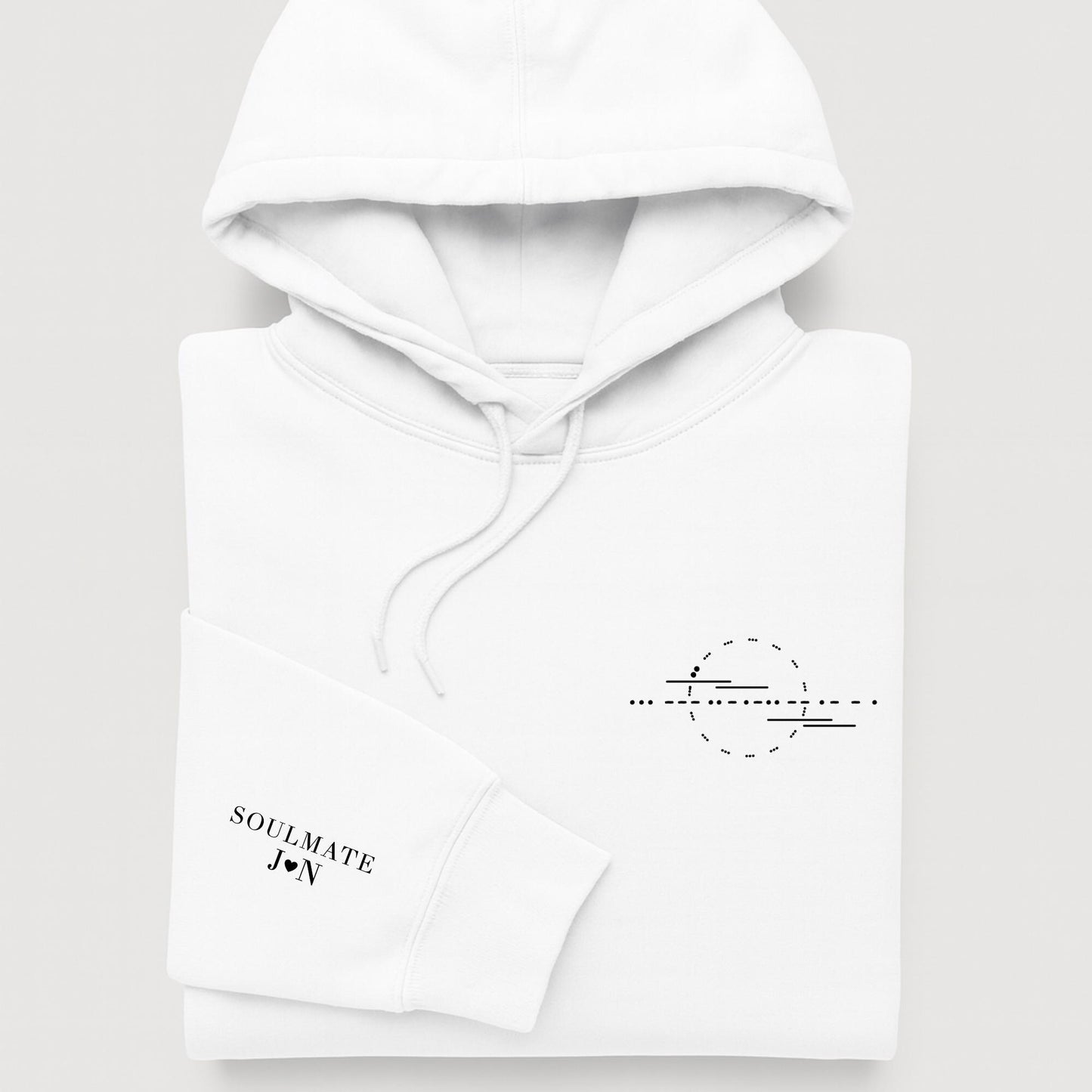 Custom morse code Couple Hoodie Soulmate king and queen, hidden message, his and hers, better together matching sweatshirt boyfriend husband
