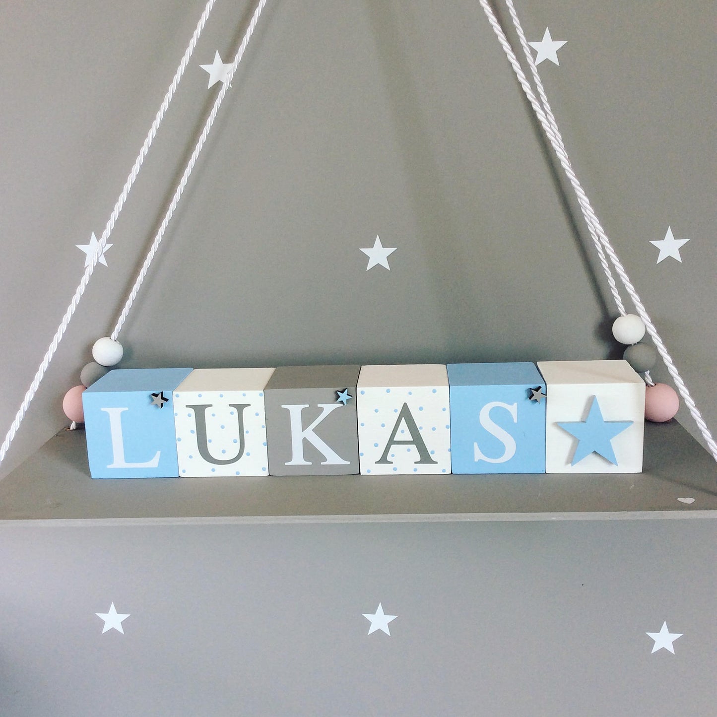 Wooden Name blocks nursery decor