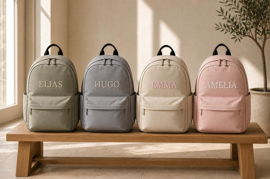 Custom Embroidered Name Backpack: Personalized School Bag for Kids