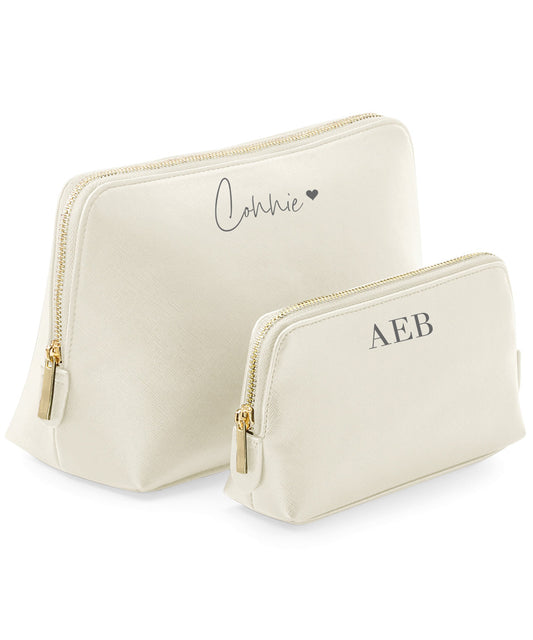 Bride gift bag personalised cosmetic bag
