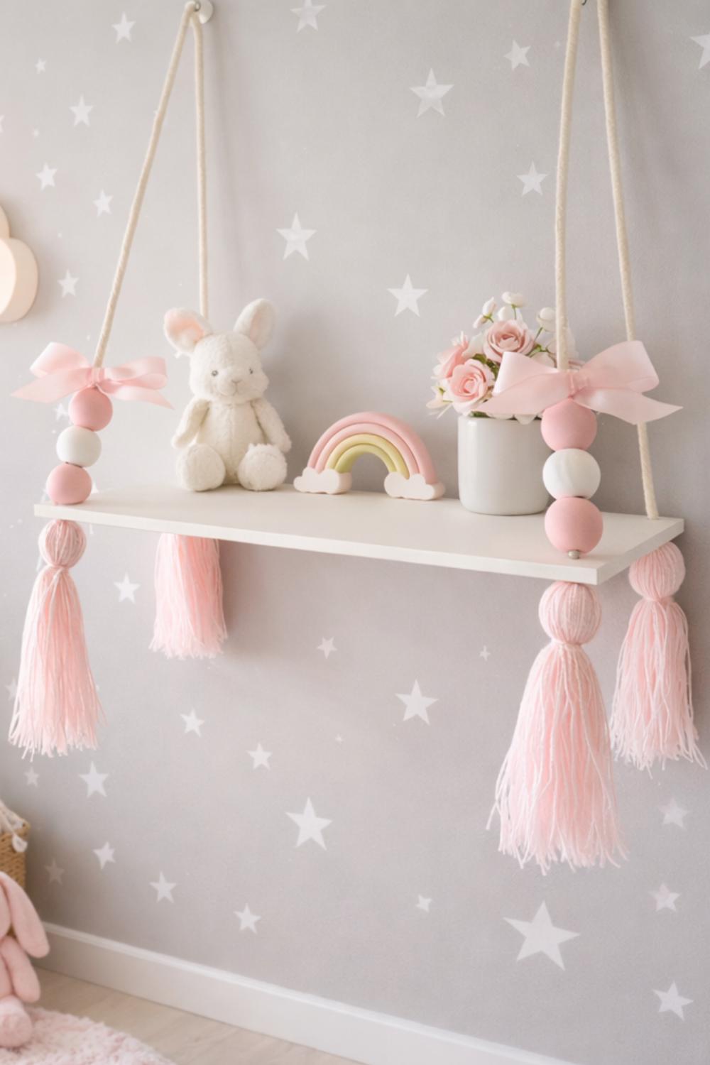Tassel Hanging Shelf - Nordic Style, Nursery Decor