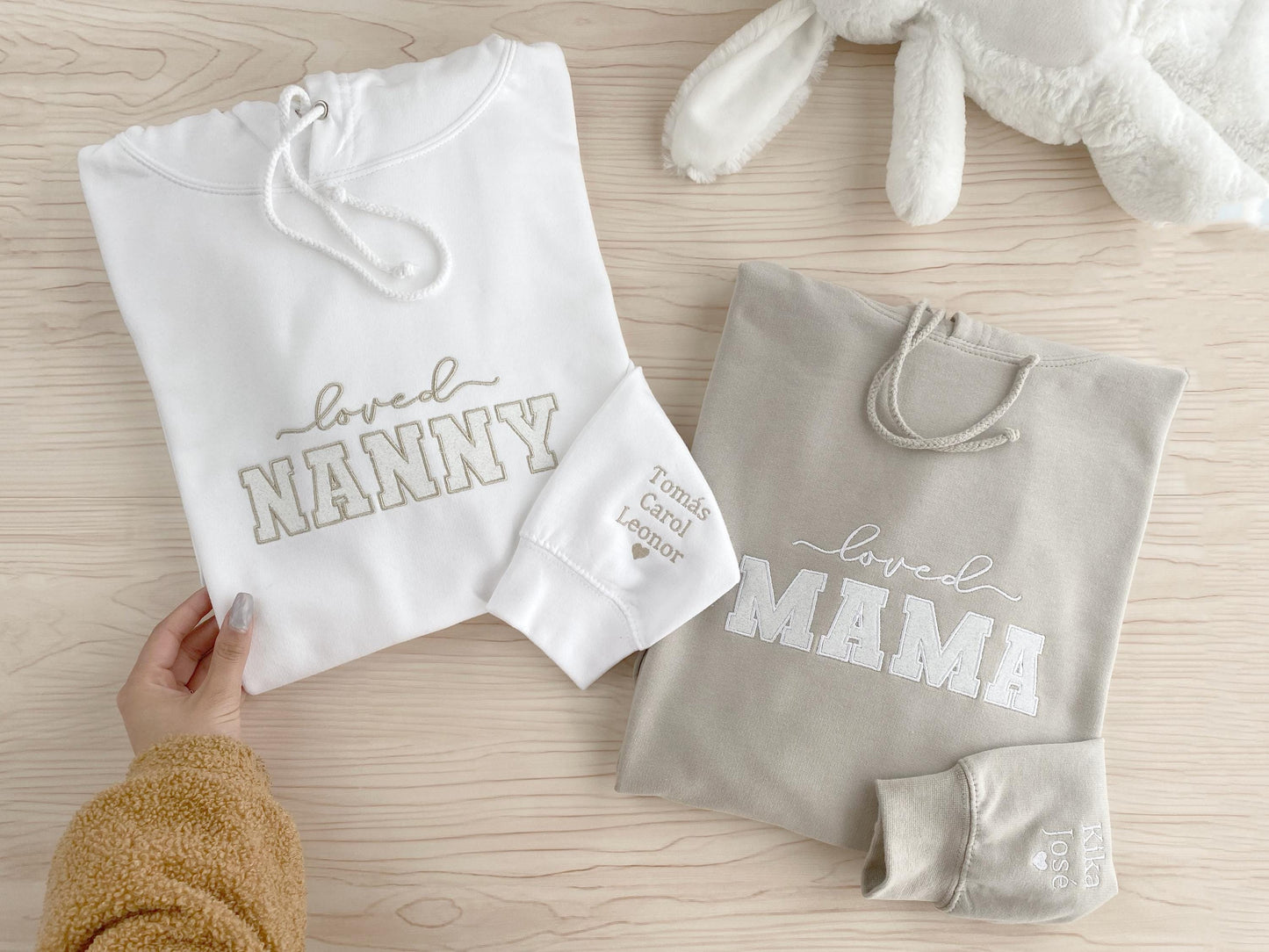 Personalized Mama Sweatshirt: Embroidered Nanny Grandma Gift