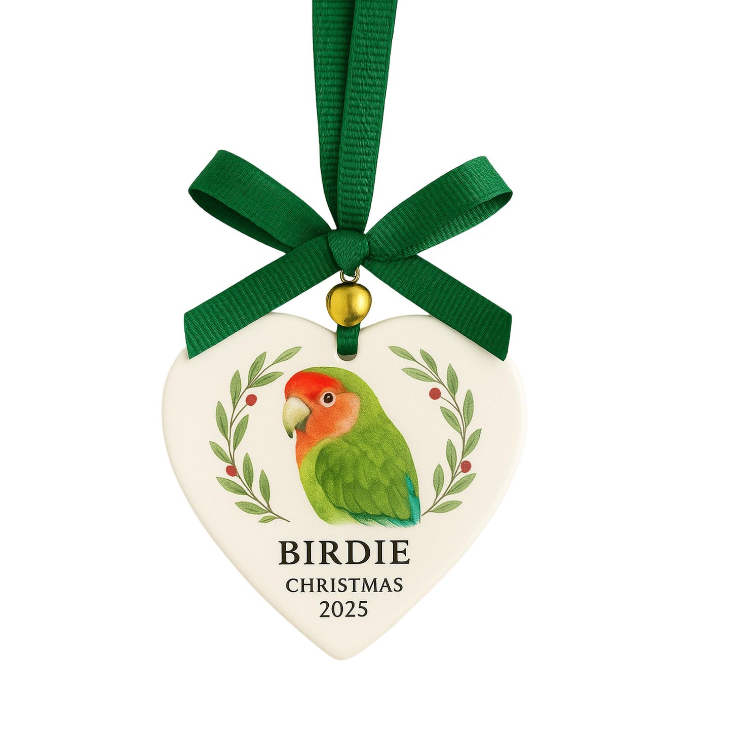Personalized Pet Portrait Ornament | Custom Ceramic Christmas Keepsake