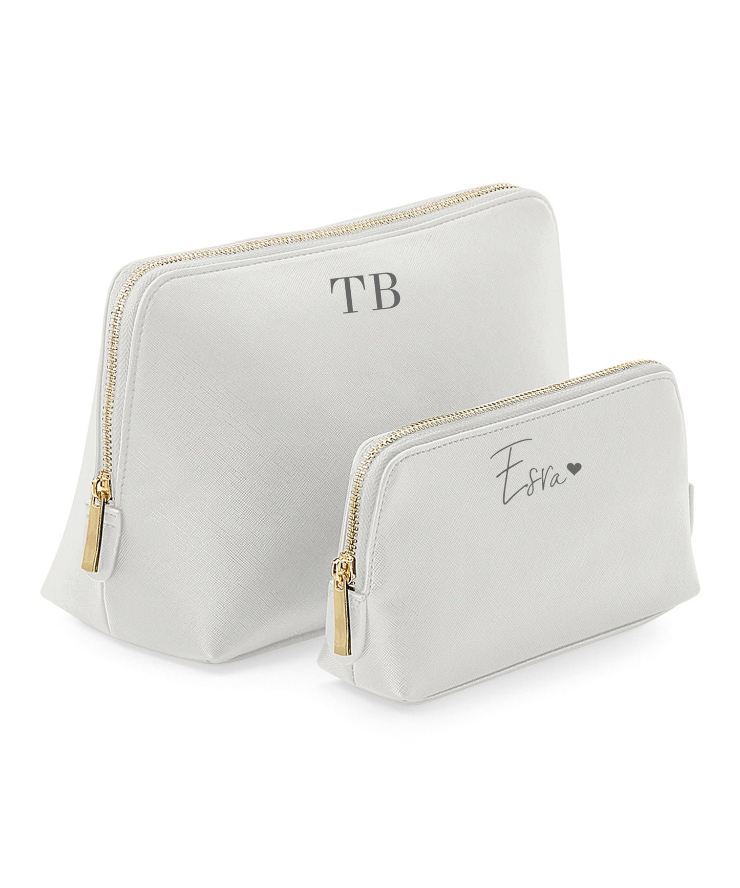 Bride gift bag personalised cosmetic bag