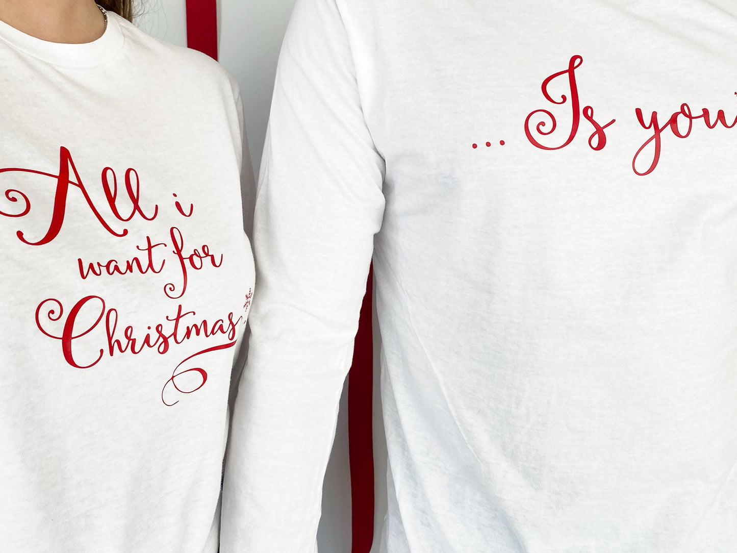Personalized Christmas Couples Pyjamas: Flannel Tartan Matching Set