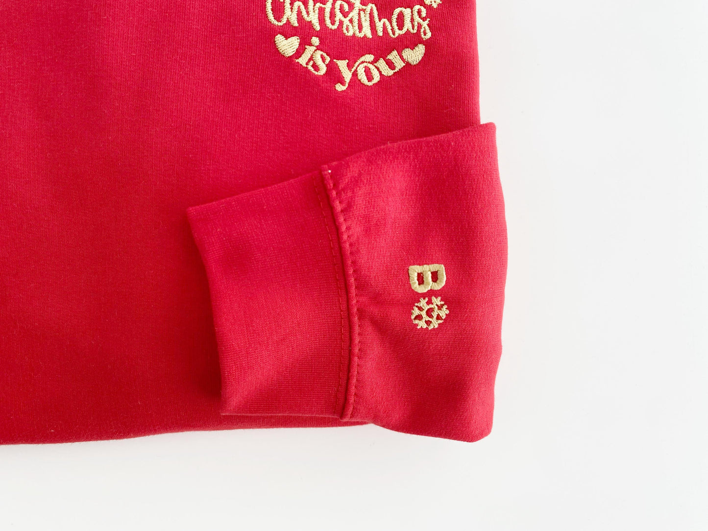 Custom Embroidered Couples Christmas Hoodie: Matching His & Hers