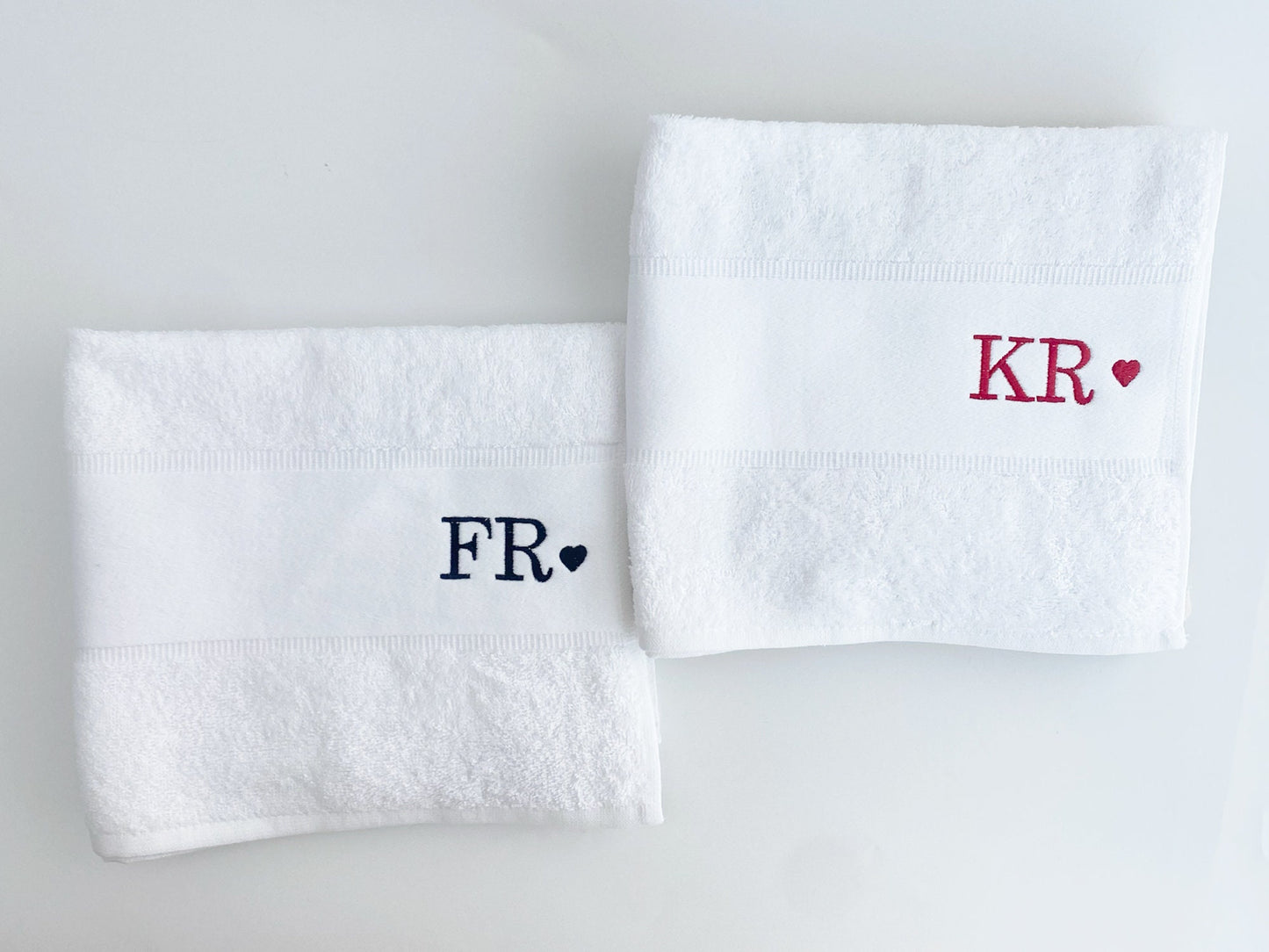 Embroidered Personalized Bath Towel: Custom Monogrammed Towel