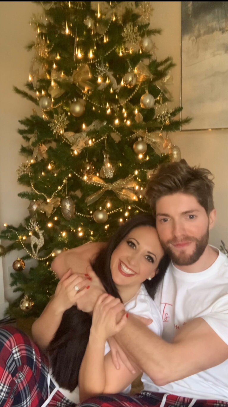 Couples Christmas Pyjamas | Matching Tartan Cotton Set