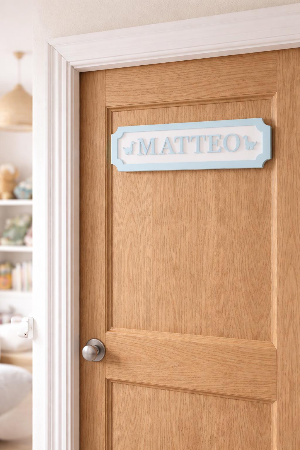 Custom Wooden Name Sign - Nursery Wall Decor, Baby Shower Gift