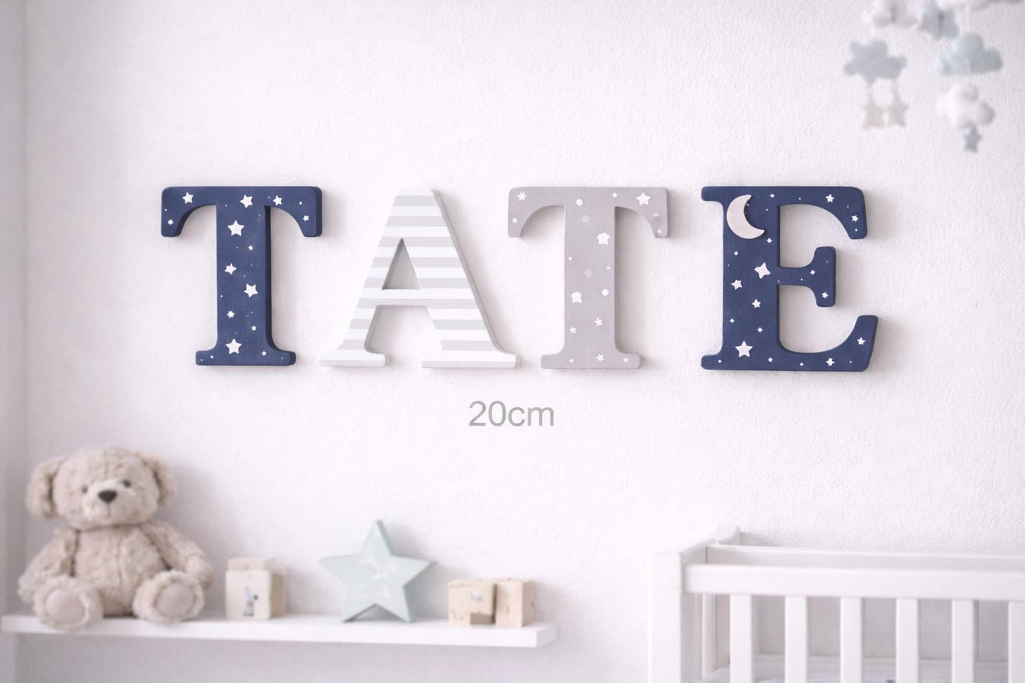 Wooden letters for Toy Box , Nursery wall name sign, Custom Wall Decor,