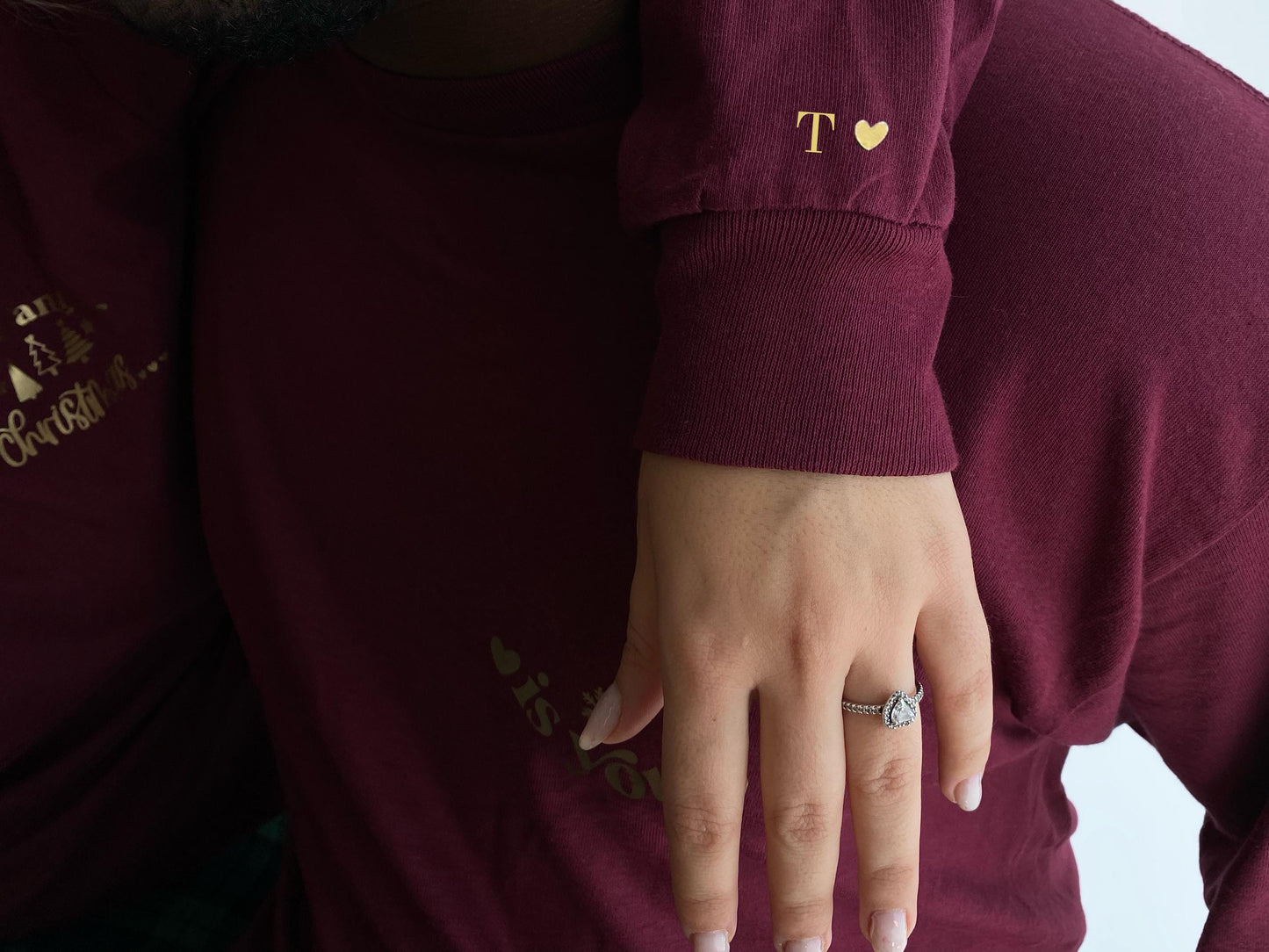 Couples Christmas Pyjamas: Matching Long Sleeve Tartan Set