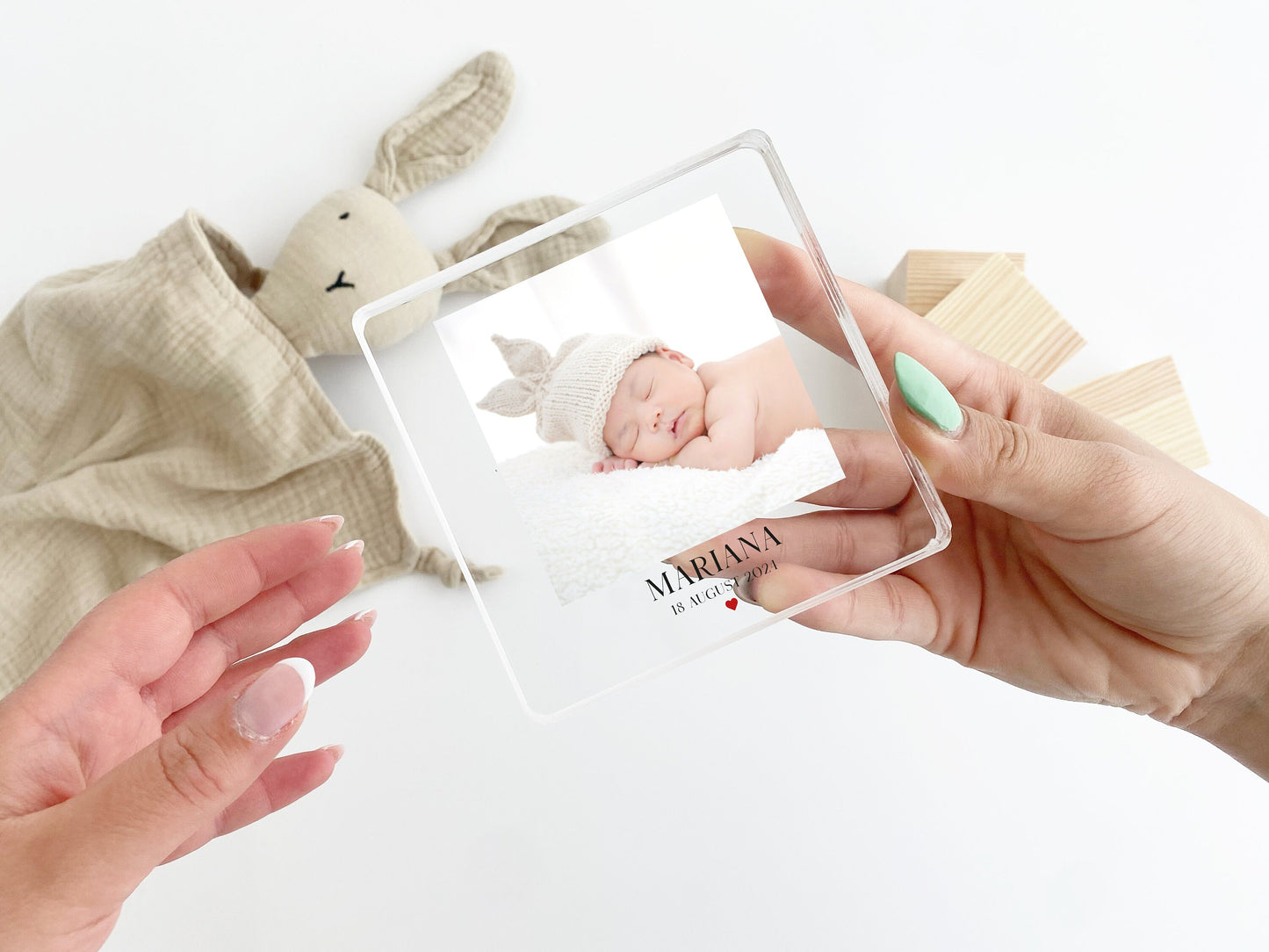 Personalized Photo Acrylic Block: Custom Family Keepsake