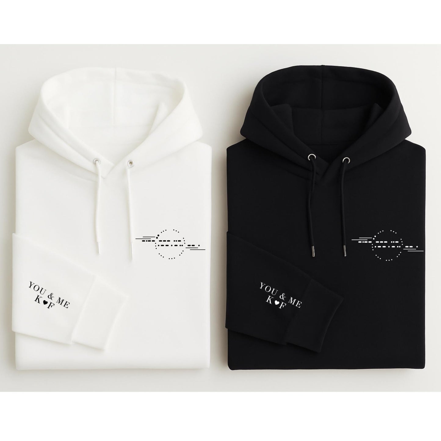 Hidden Message Morse Code shirt for couples matching boyfriend sweatshirt