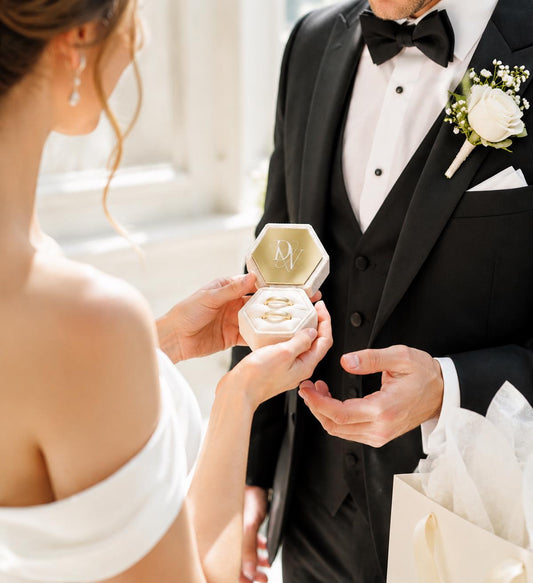 Wedding Ring Box Velvet