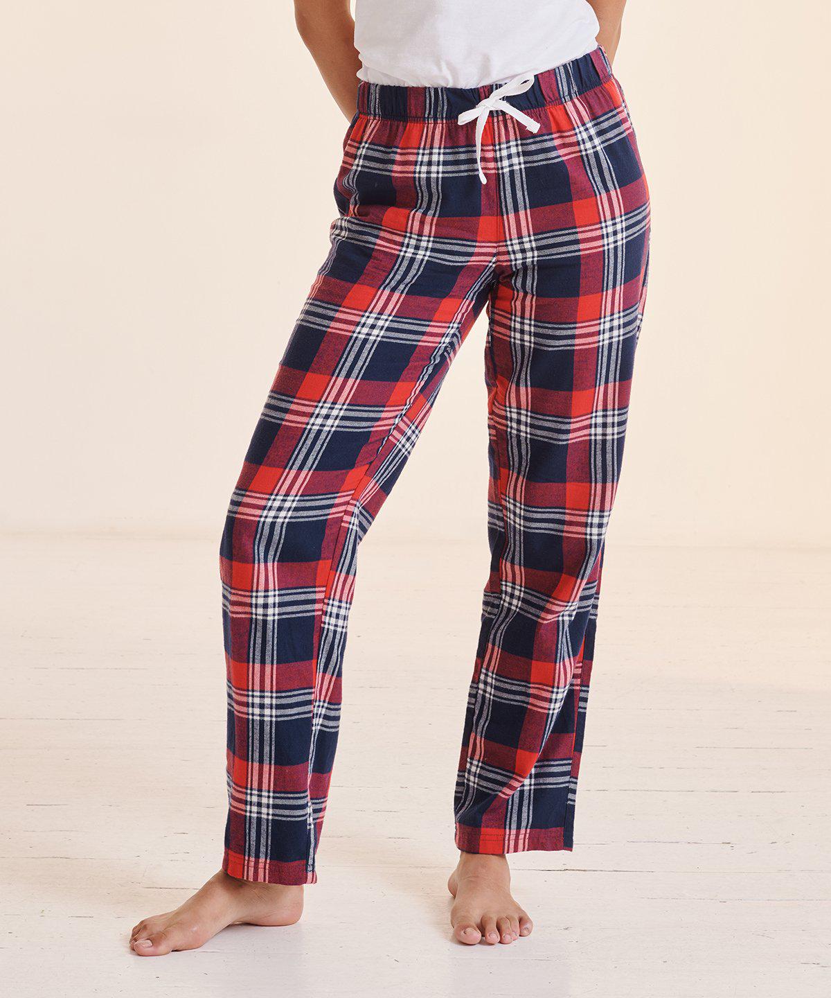 Matching Couples Flannel Pajama Set: Puzzle Piece Design, Initialed Sleeve