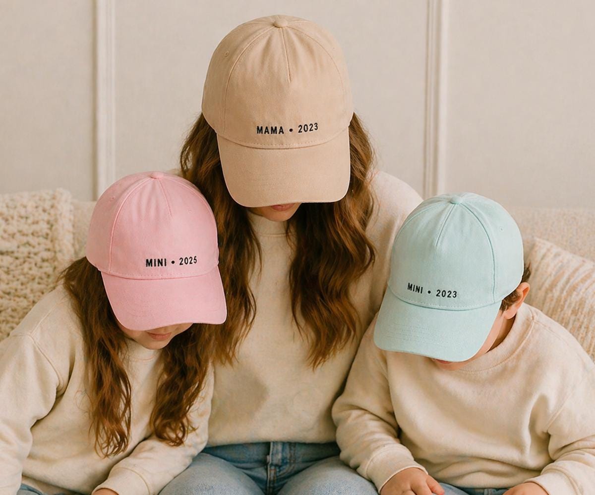 Custom Embroidered Mama Baseball Hat | Mothers Day or Birthday Gift | Personalized Mom Life Accessory