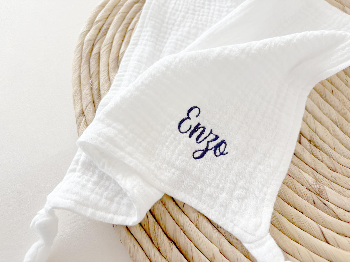 Personalized Baby Bunny Comforter: Muslin Easter Gift