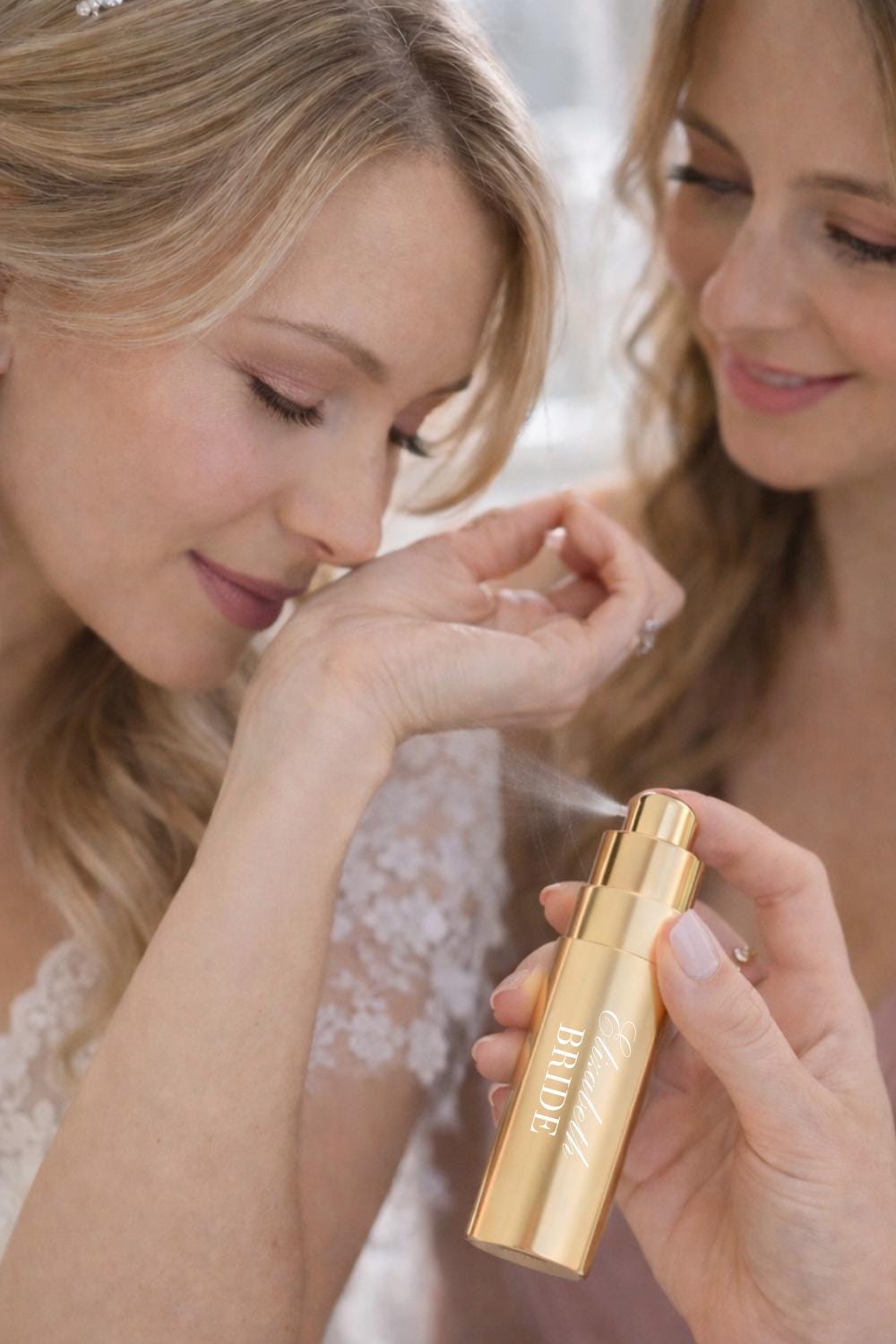 Custom Engraved Perfume Bottle – Bridesmaid Proposal Wedding Favor Atomizer