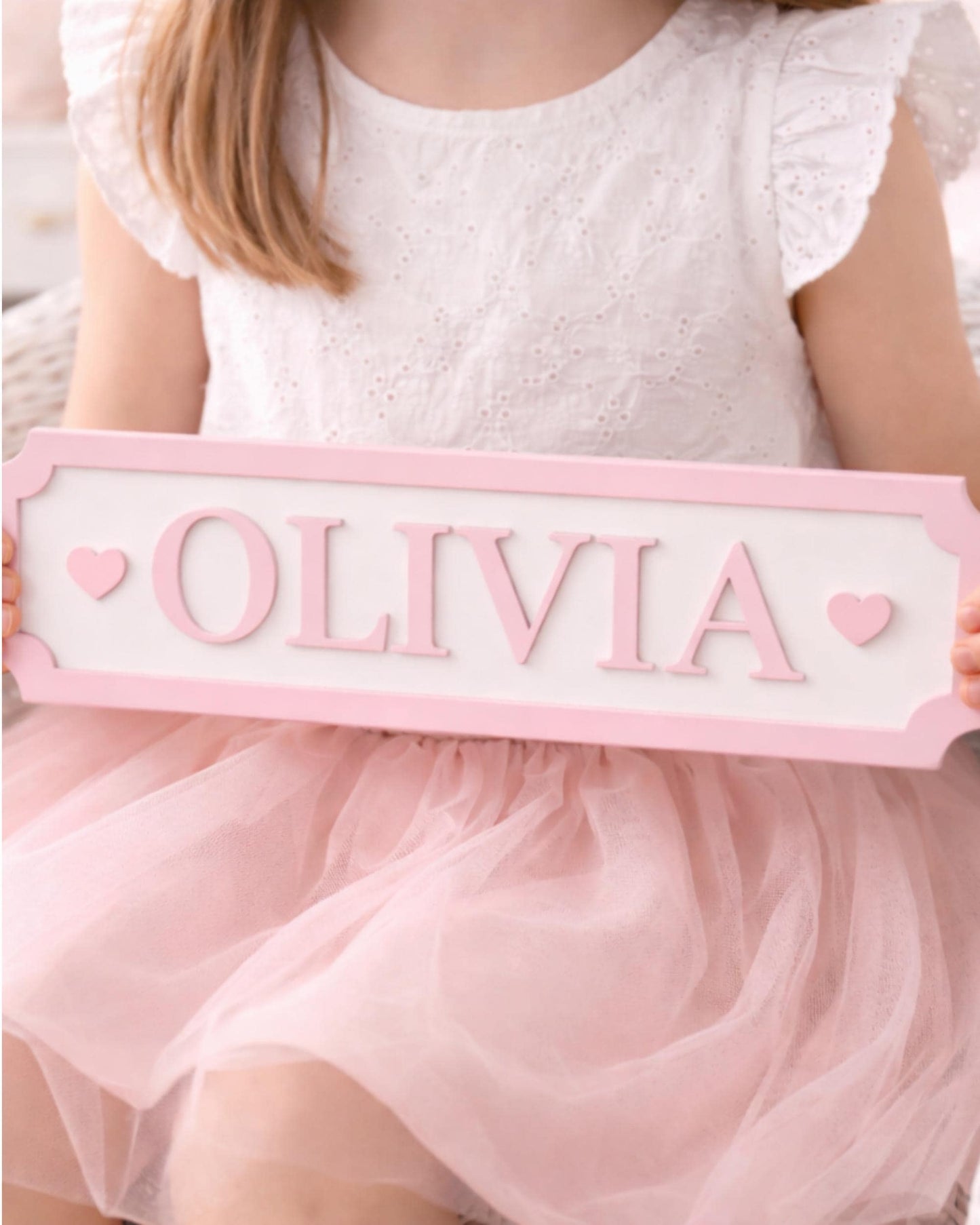 Name sign, baby, nursery, girl boy kid child’s room wood pink blue grey