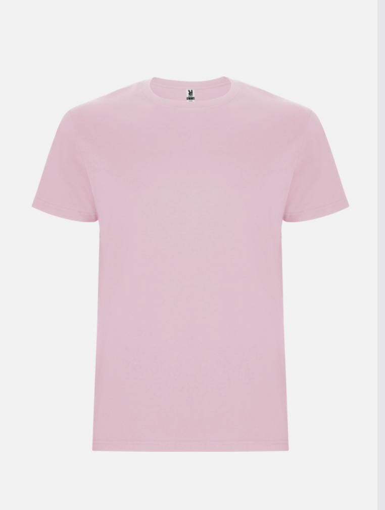 Custom Bridesmaid t-shirts matching pink, the bride, the crew, personalised wedding date and destination