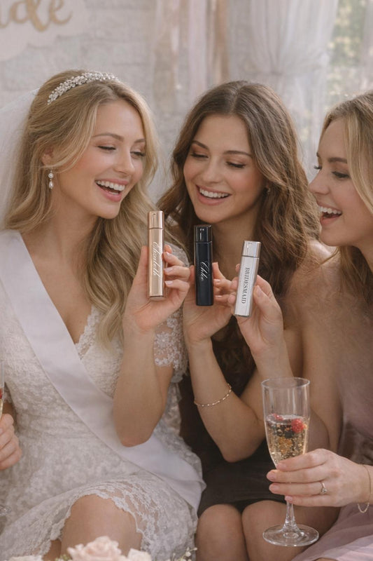 Personalized Perfume Bottle, Bridesmaid Maid of Honour Gift, Custom Engraved Refillable Keepsake