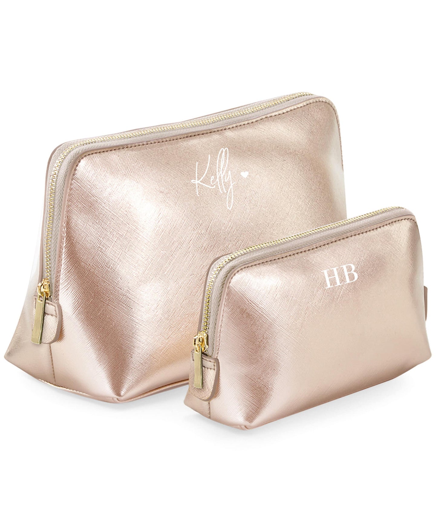 Bride gift bag personalised cosmetic bag