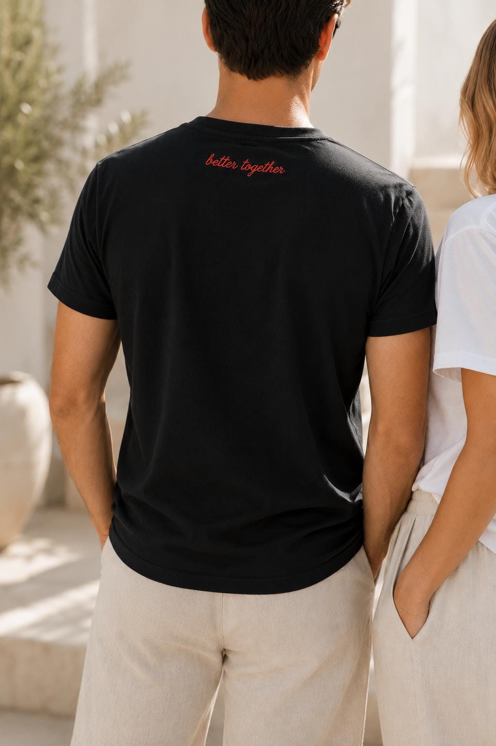 Embroidered Just Married Couple Shirts, Custom Honeymoon Outfit, Wedding Gift