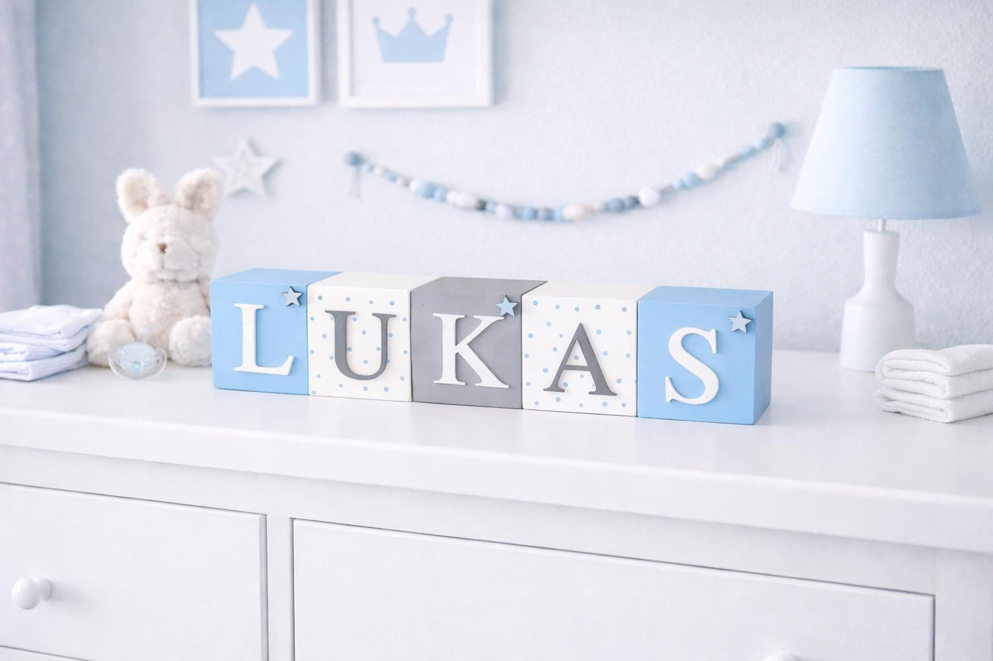 Wooden Name blocks nursery decor