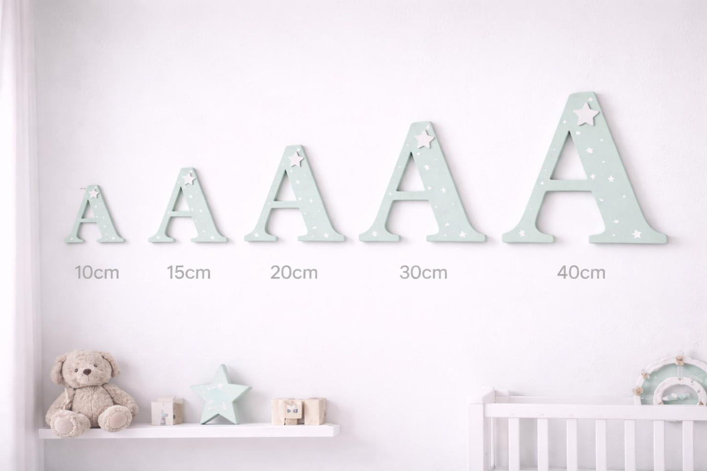 Custom Wooden Name Sign: Nursery, Kids Room Decor