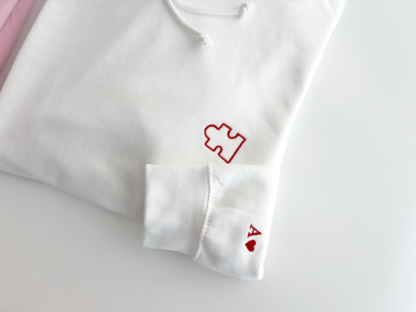 Personalized couples puzzle shirt, Custom initial heart Sweatshirt, matching couples Anniversary Outfit, Couple hoodie, Valentines Day Gift