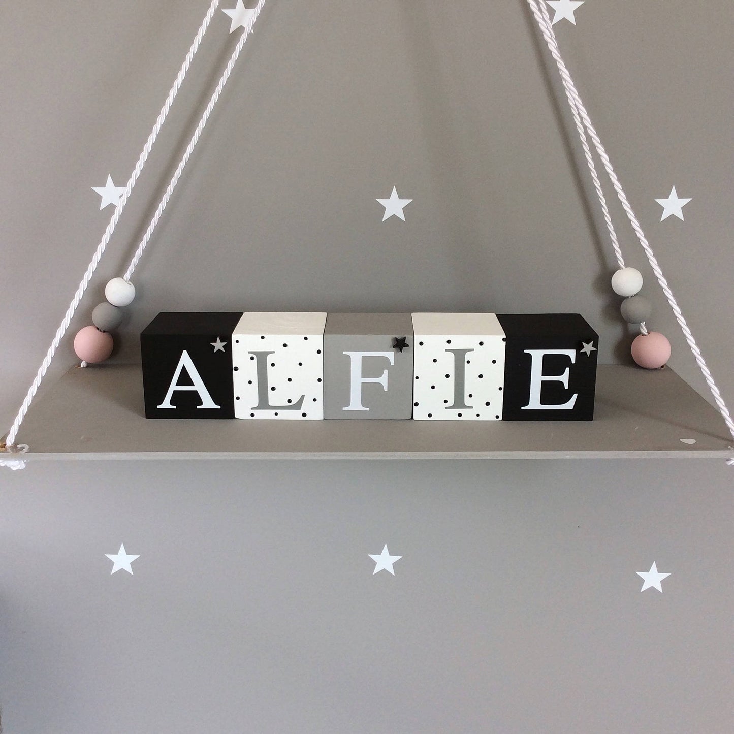 Wooden Name blocks nursery decor