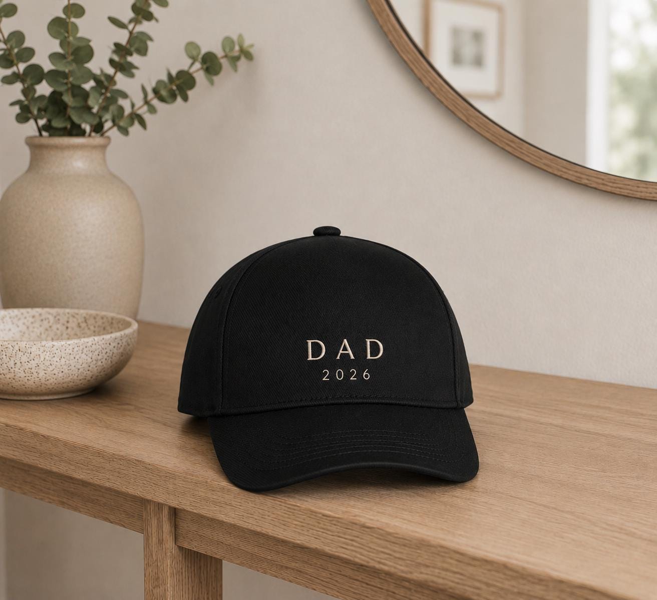 Custom Dad Grandad Baseball Cap – Embroidered Name Year, Father's Day Gift