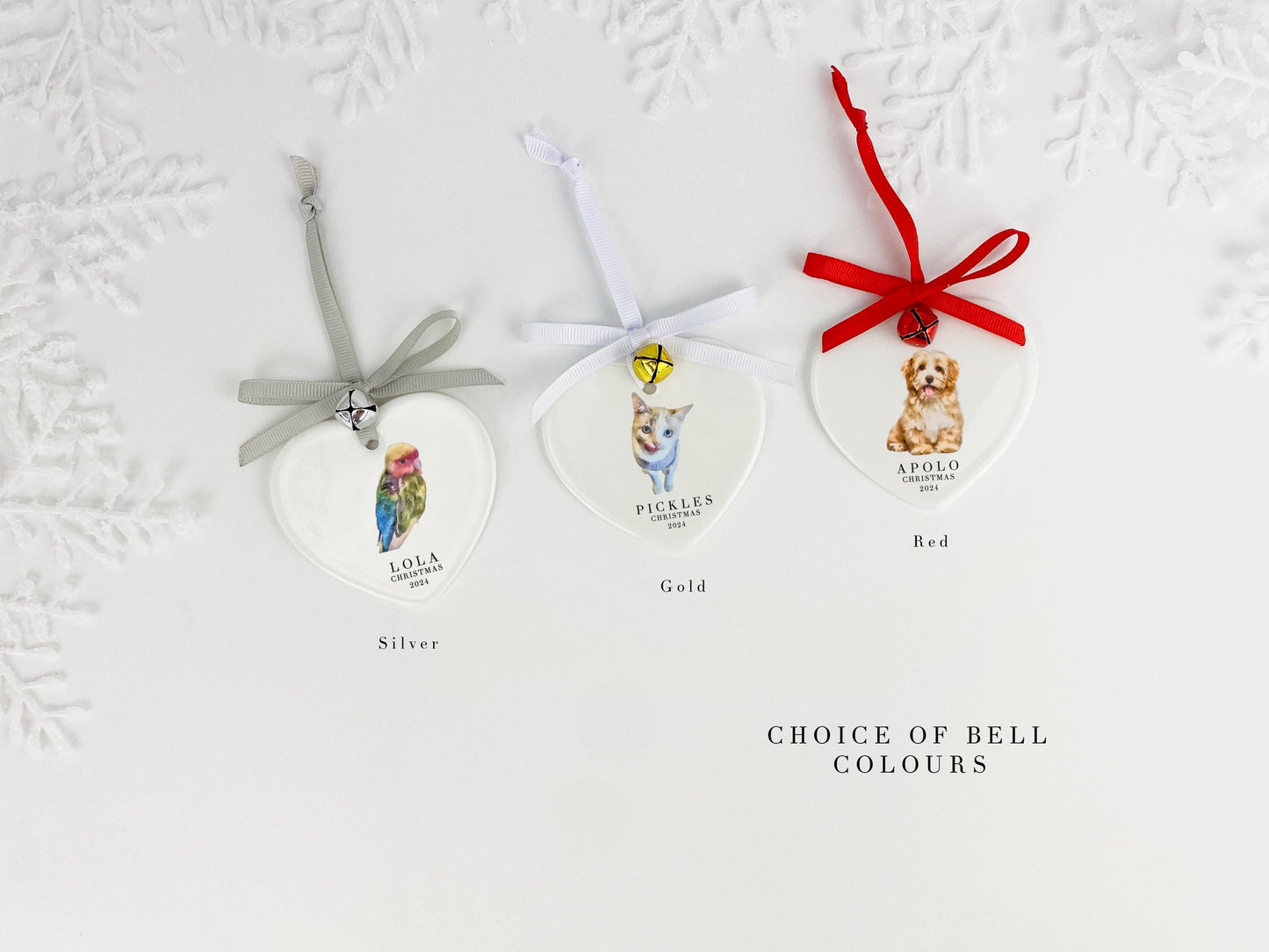 Custom Watercolor Pet Ornament: Personalized Dog Portrait Christmas Bauble