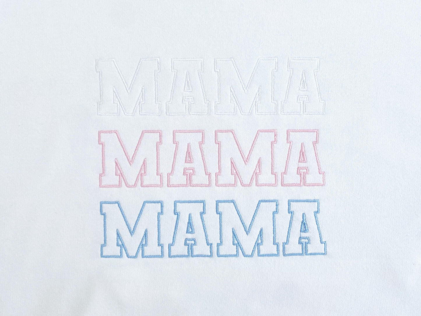 Personalized Mama Sweatshirt, Kid Names on Sleeve, Embroidered Hoodie