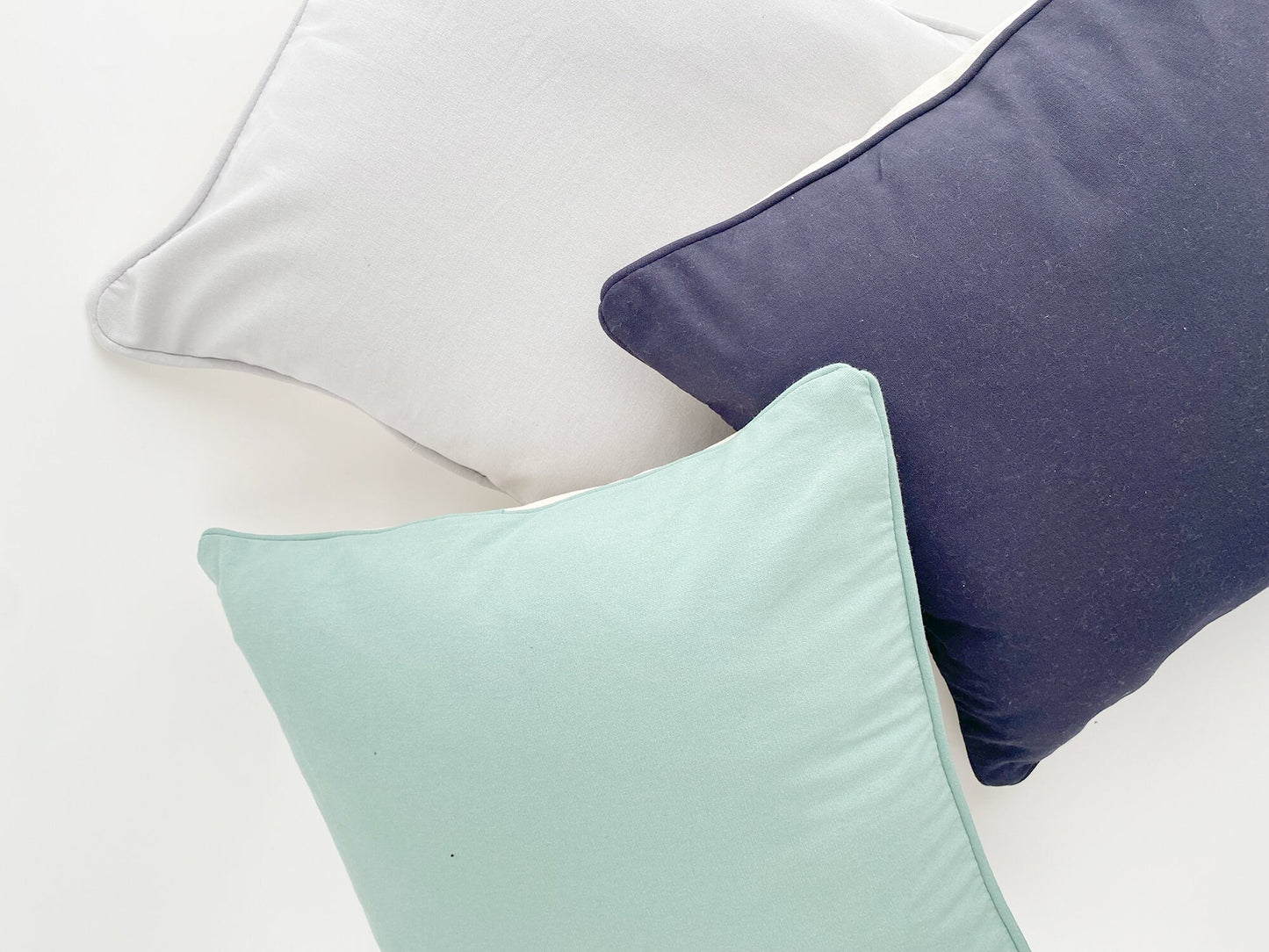 Embroidered Photo Silhouette Pillow: Personalized Cotton Canvas Cushion