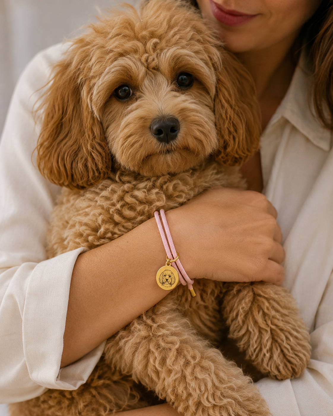 Bracelet personnalisé avec portrait d'animal de compagnie – Bijou photo personnalisé chien et chat