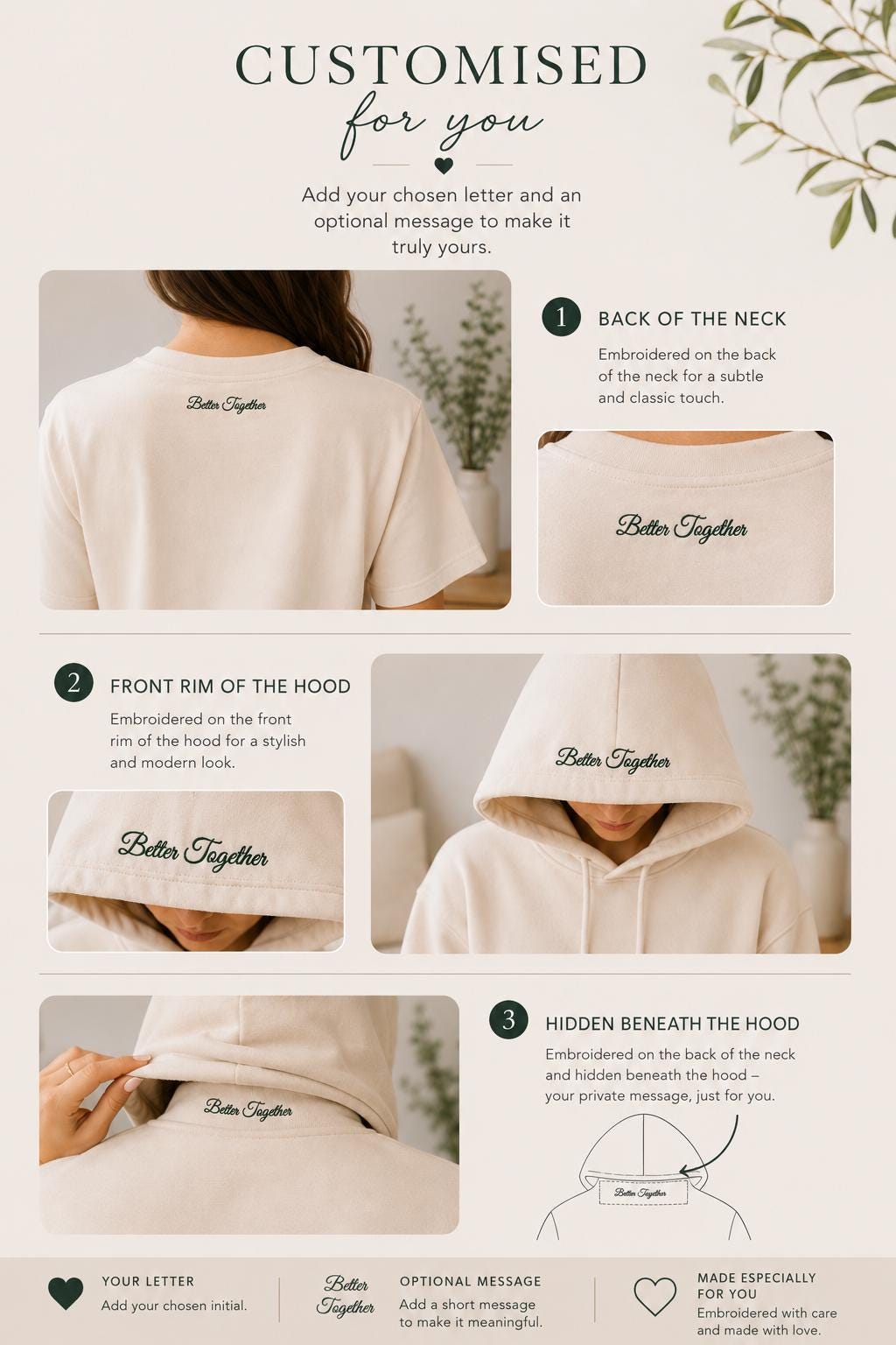 Custom Embroidered Initial Heart sleeve sweater, tshirt,  jumper, Personalized Valentines Sweatshirt, Embroidered Couples Outfit