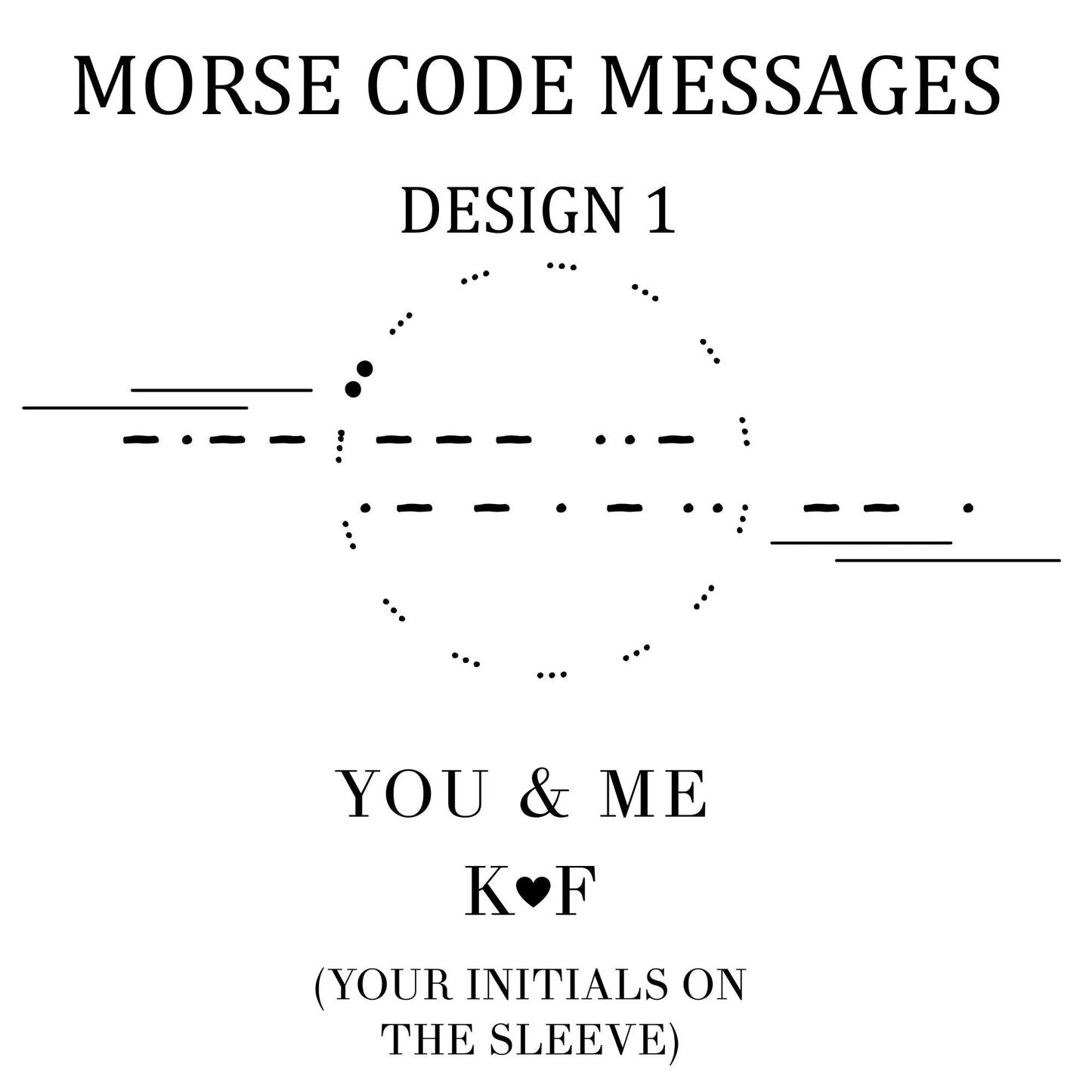 Hidden Message Morse Code shirt for couples matching boyfriend sweatshirt