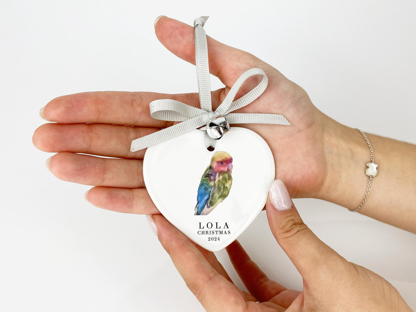 Custom Watercolor Pet Ornament: Personalized Dog Portrait Christmas Bauble