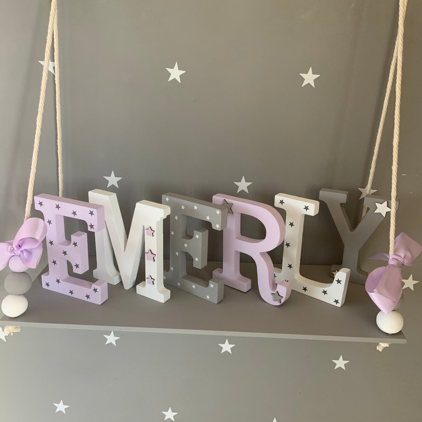 Wood Name Letters, name sign kids room, Custom Nursery Decor