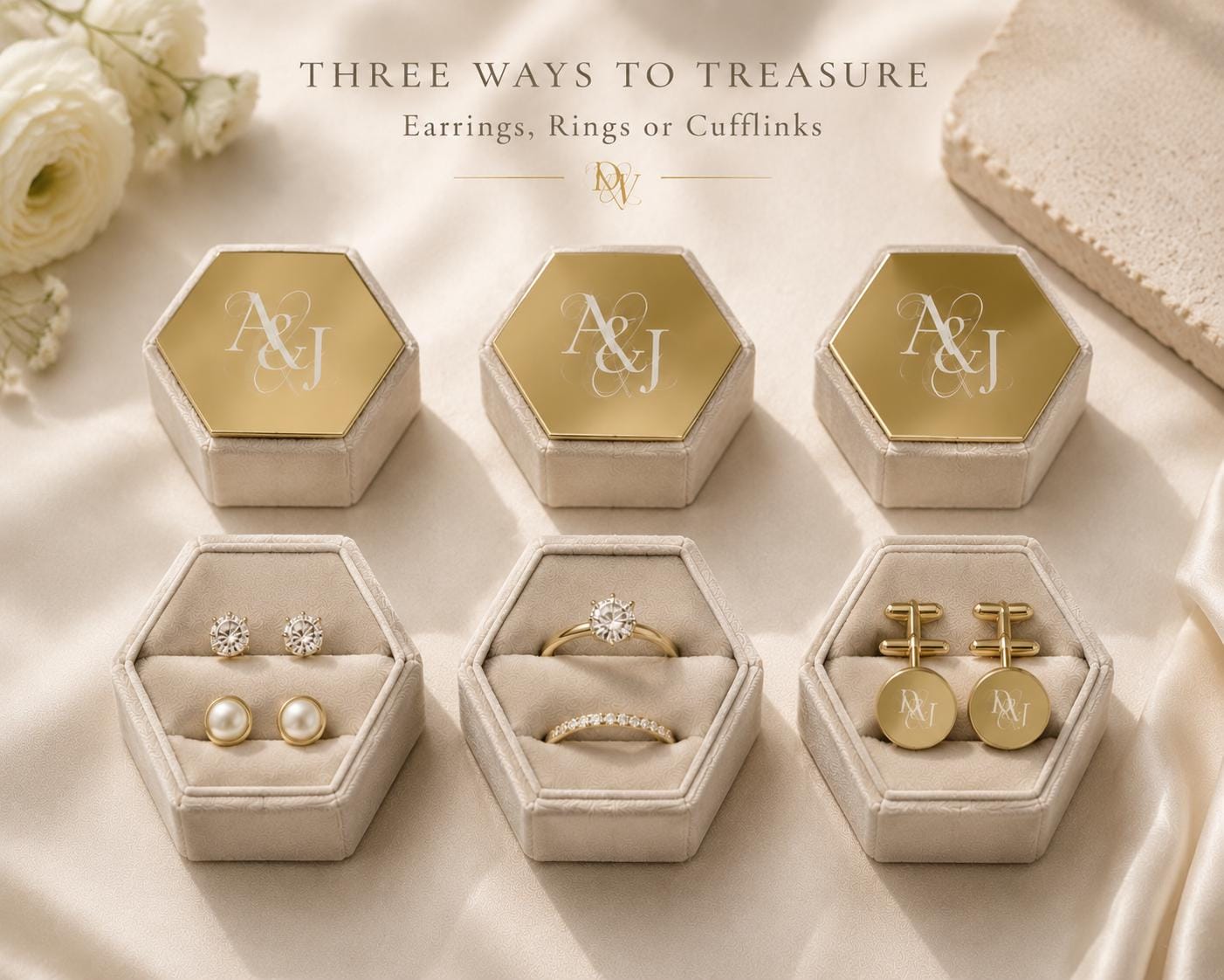 Wedding Ring Box Velvet