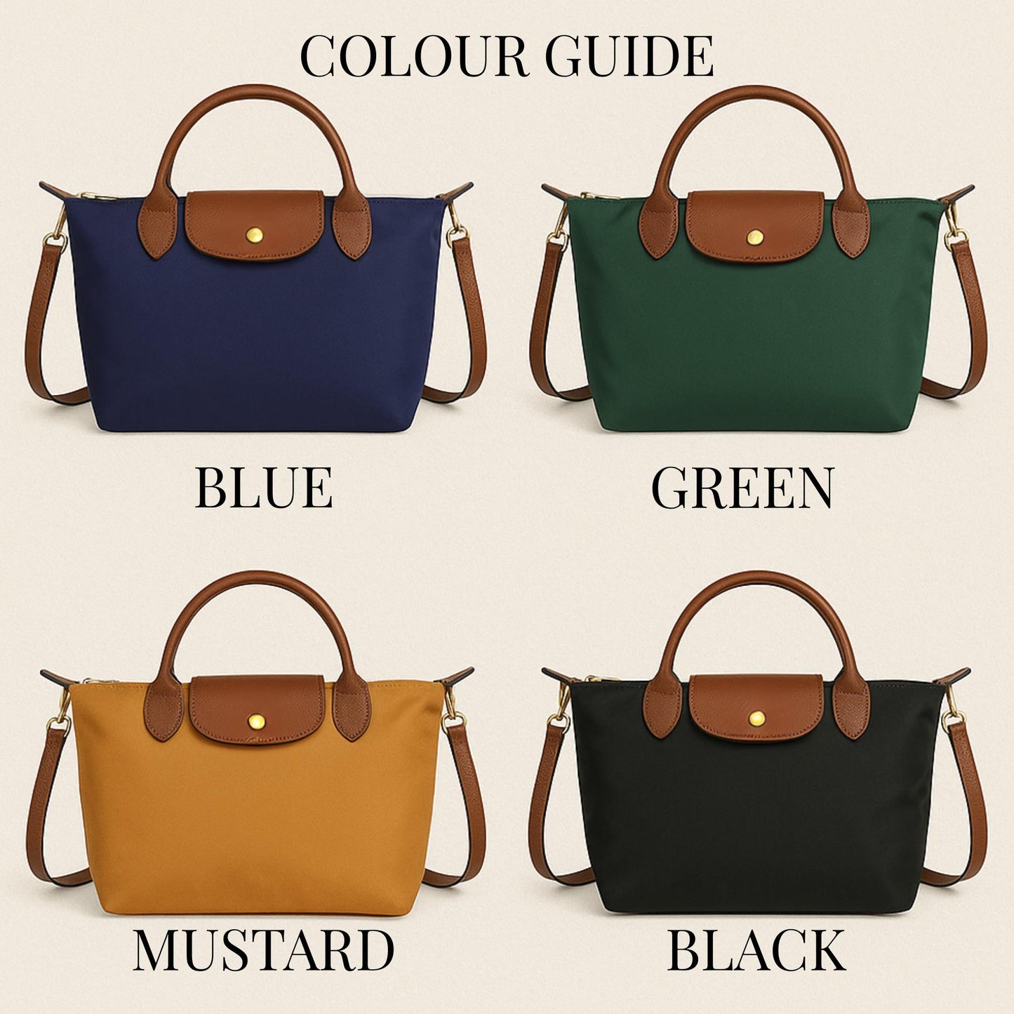 Personalized Nylon Crossbody Bag | Monogram Initial Shoulder Purse