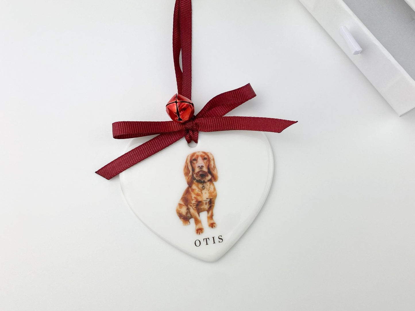 Custom Watercolor Pet Ornament: Personalized Dog Portrait Christmas Bauble
