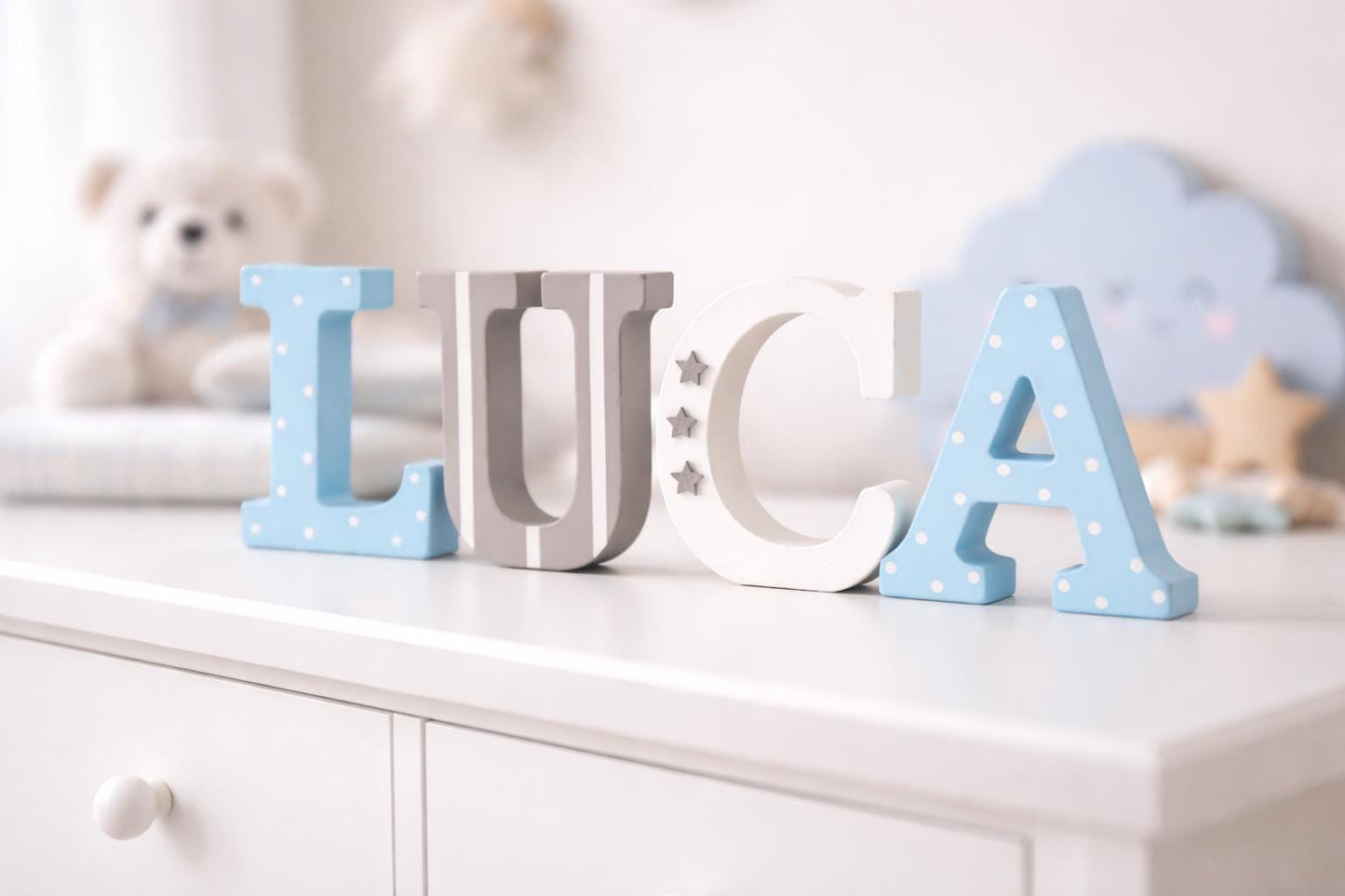Wood Name Letters, name sign kids room, Custom Nursery Decor